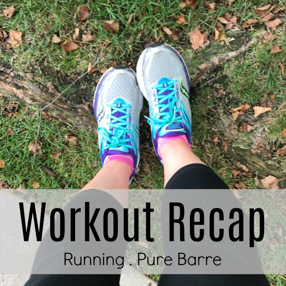 workout recap running pure barre