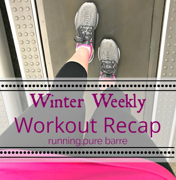 winter weekly workout recap