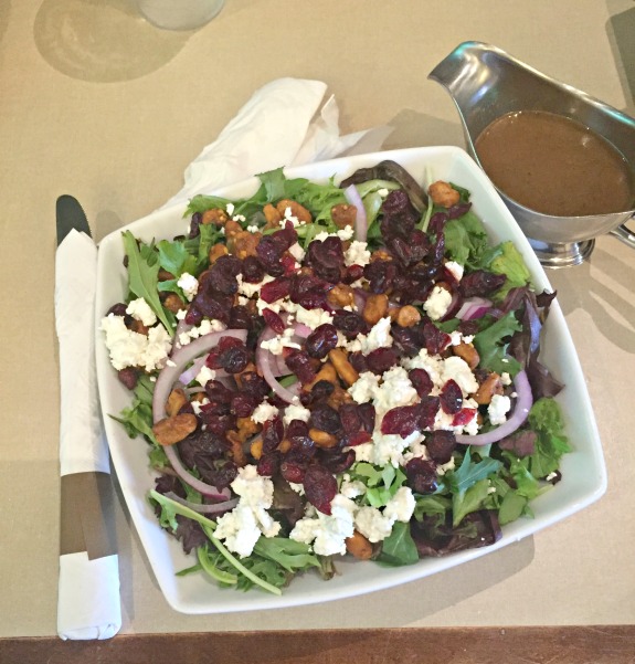 cranberry, walnut and goat cheese salad