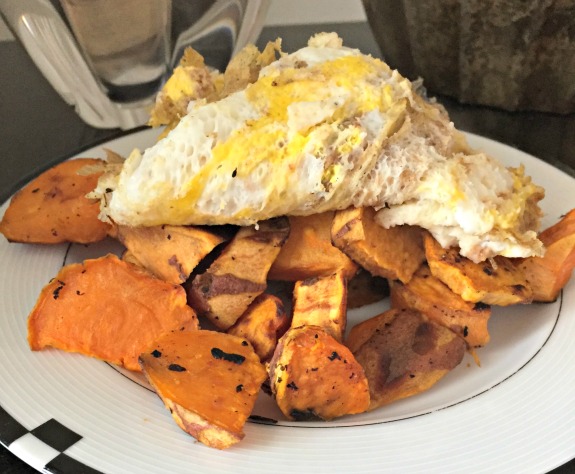 eggs with sweet potatoes